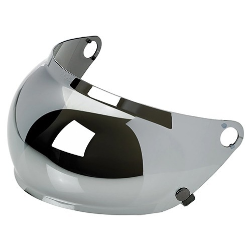 [빌트웰 그링고s 전용 쉴드] BILTWELL - Gringo S Bubble Shield - Chrome Mirror